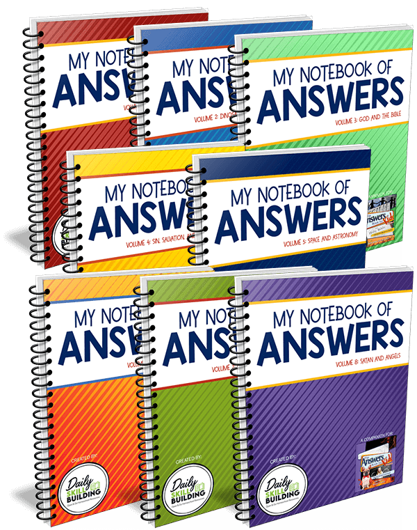 My Notebook of Answers - Companions to The Answers Book for Kids Series