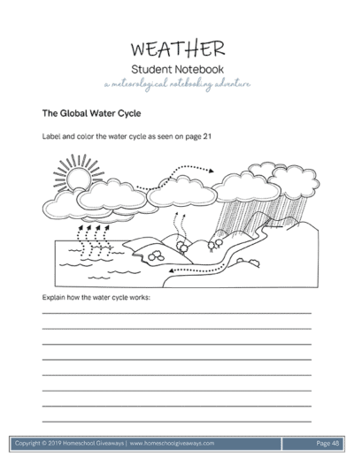 The Weather Student Notebook