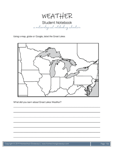The Weather Student Notebook