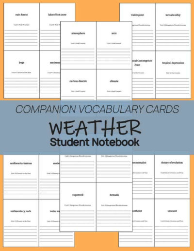 The Weather Student Notebook