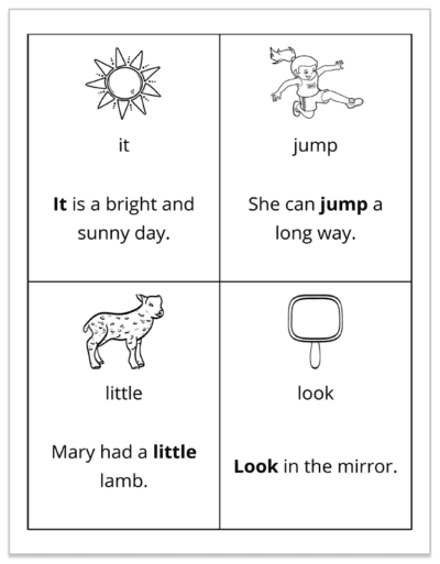 Sight Words Flash Cards for Beginners - Image 2