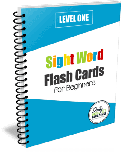 Sight Words Flash Cards for Beginners Level One