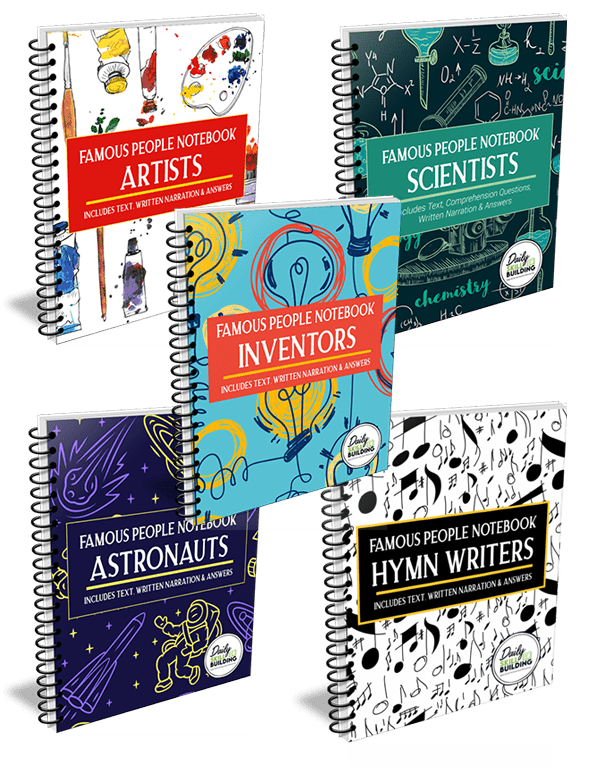 Famous People Notebooks: Complete Set