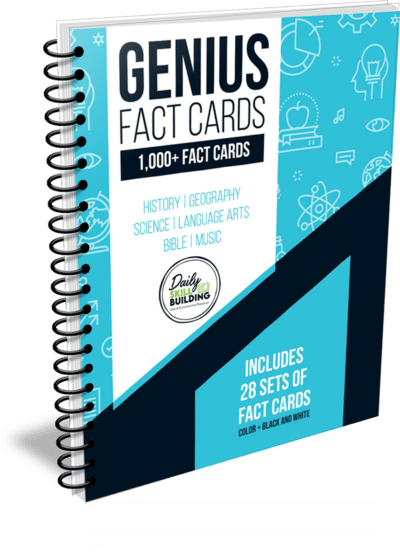 Genius Fact Cards: Set of 1,000+ Fact Cards