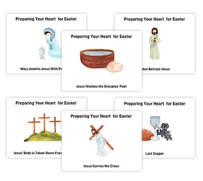 Easter story cards