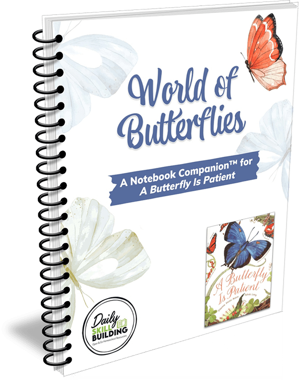 World of Butterflies - A Notebook Companion™ for A Butterfly Is Patient by Dianna Hutts Aston