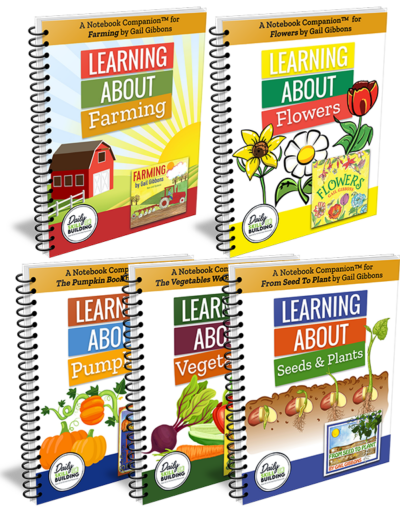 Learning How Things Grow Notebook Companion™ Set for Gail Gibbons Science Books