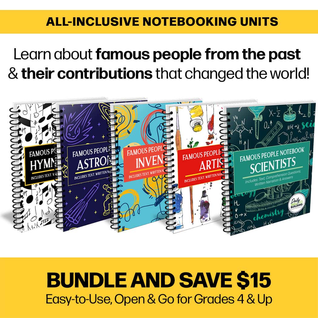 Famous People Notebook Bundle