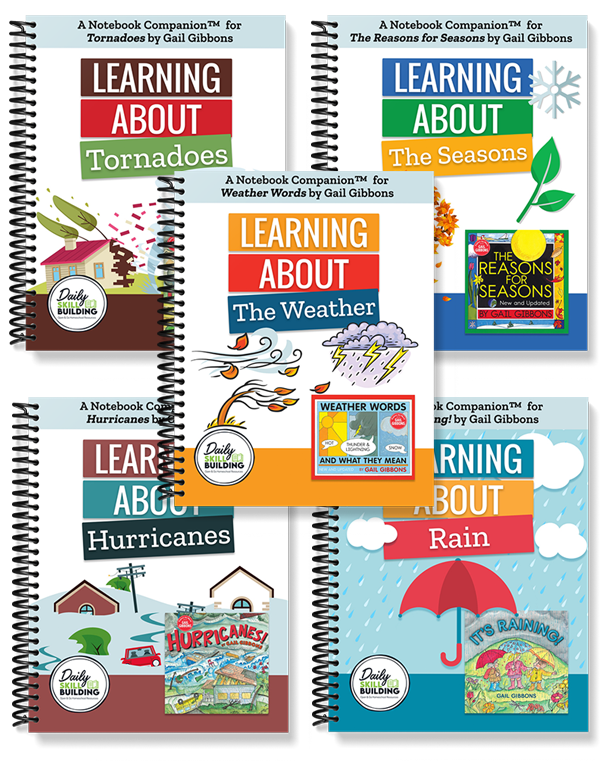 Learning About Weather and Natural Disasters Notebook Companion™ Set