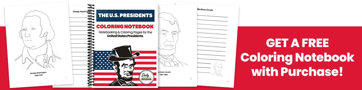 Free Presidents Coloring Notebook