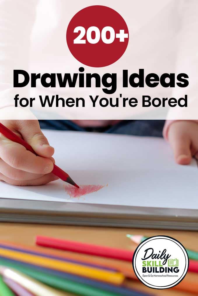drawing ideas for when you're bored