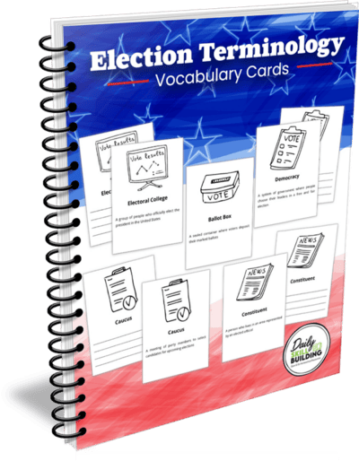 Election Terminology Vocabulary Cards