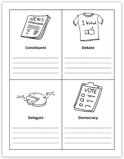 Election Terminology Vocabulary Cards - Image 7