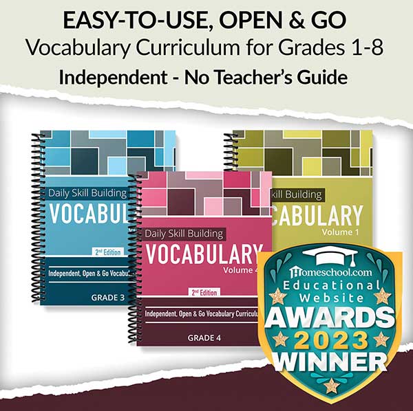 award winning vocabulary curriculum
