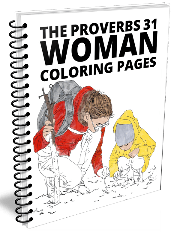 Proverbs 31 Woman Coloring Pages