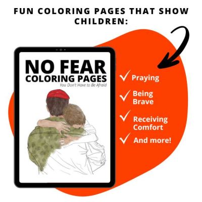 Overcoming Fear + No Fear Coloring Pages Bundle - Image 6