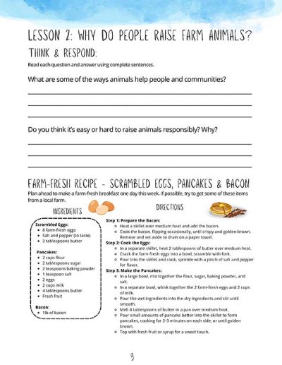 Farmyard Friends: Farm Animal Unit Study for K-5 - Image 9