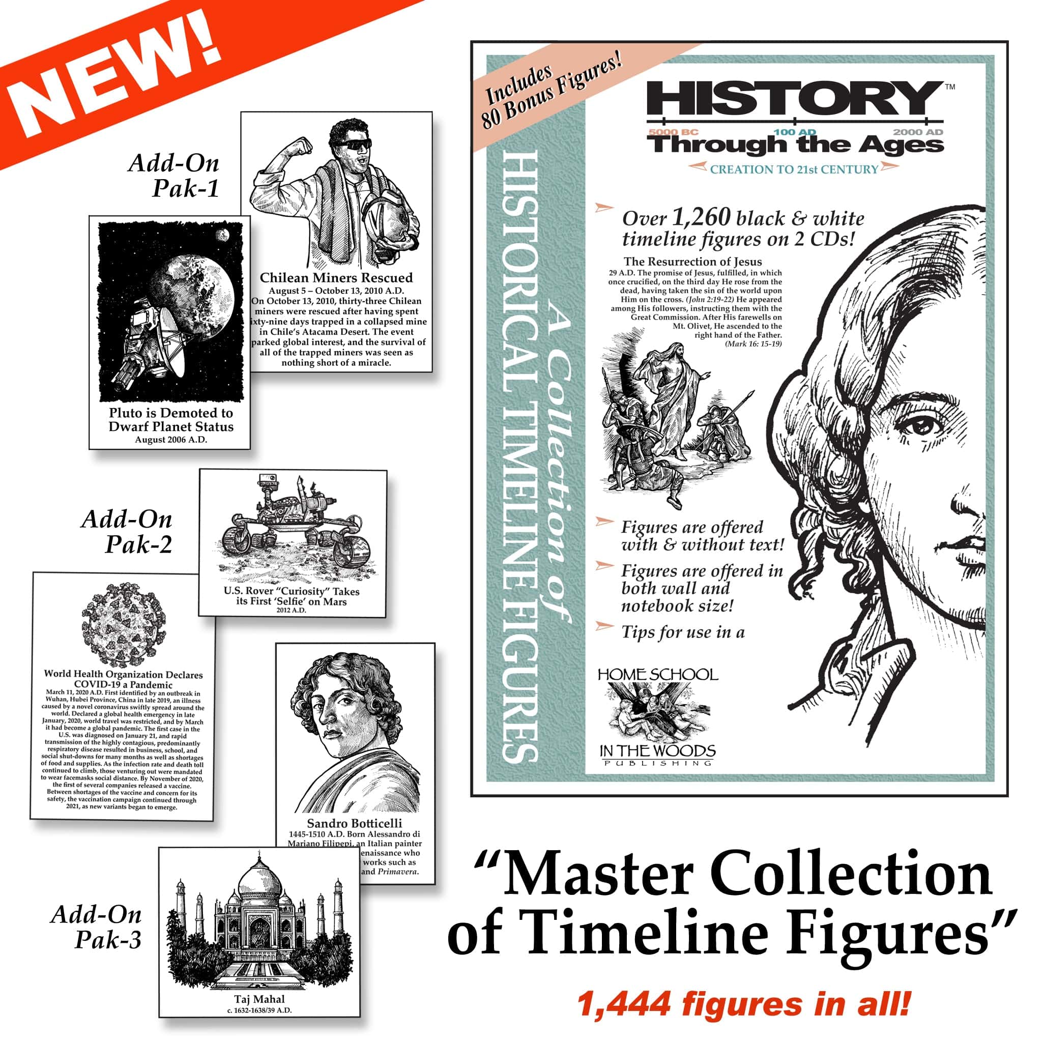 Master Collection of Timeline Figures (1,444 total figures)