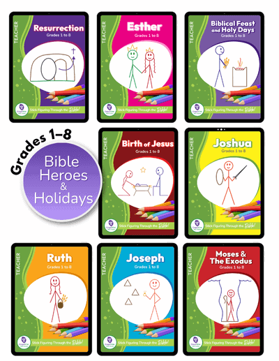 Bible Heroes & Holidays: 8 Studies for Grades 1-8